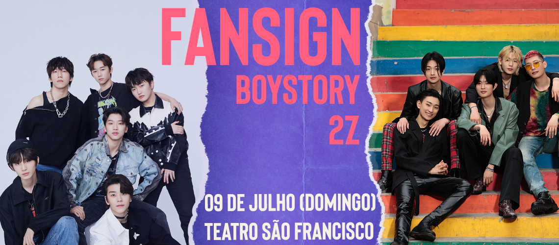 BOY STORY e 2Z farão sessão de autógrafos em São Paulo